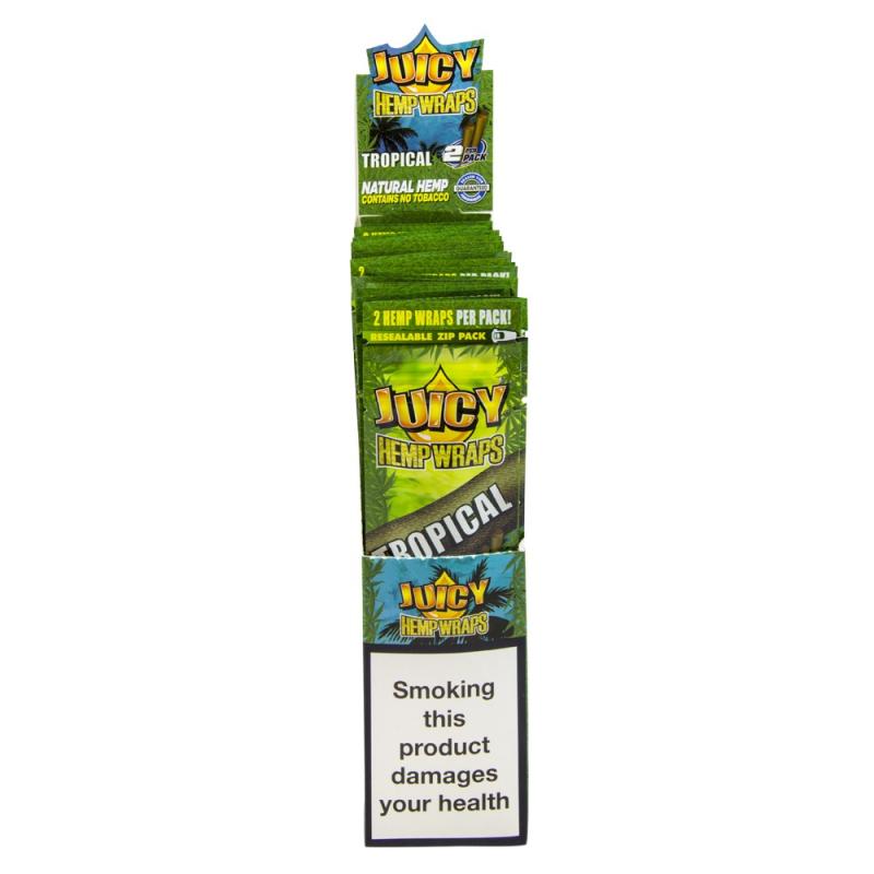 Juicy Hemp Wraps Tropical  - Sativagrowshop.com