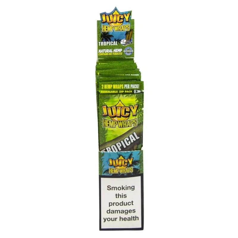 Juicy Hemp Wraps Tropical - Sativagrowshop.com