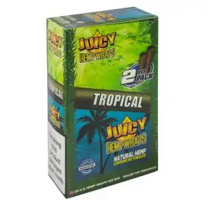 Juicy Hemp Wraps Tropical - Sativagrowshop.com