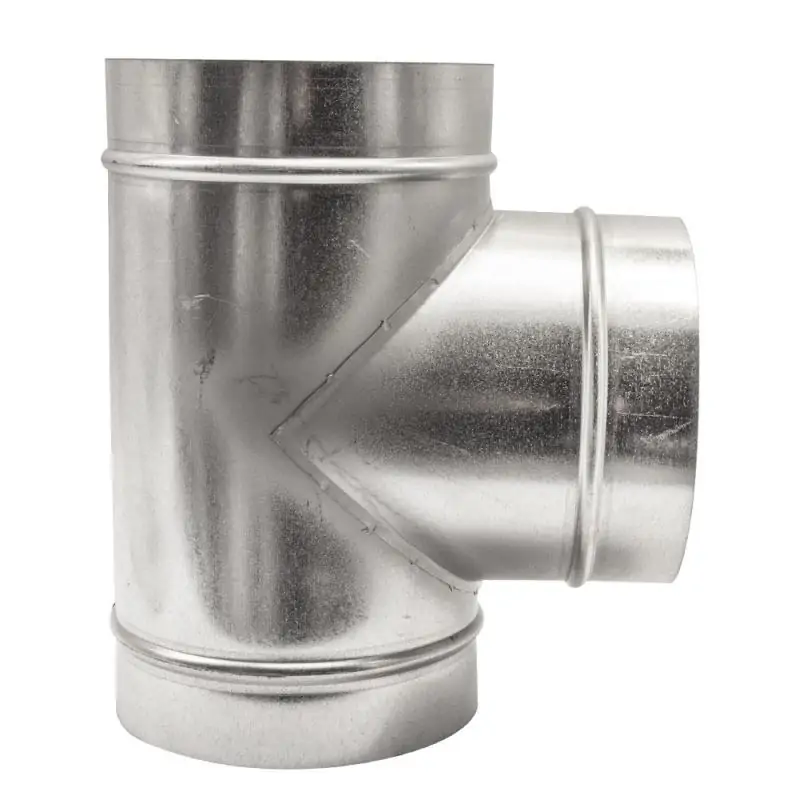 T simple de 90º 125mm - Sativagrowshop.com