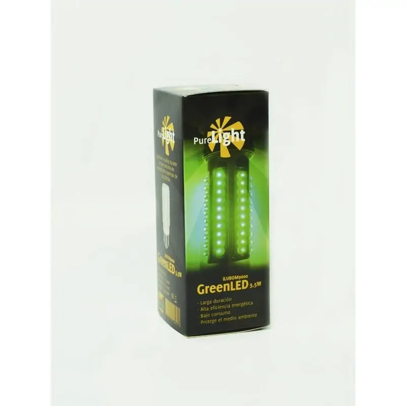 BOMBILLA PURE LIGHT GREEN LED 3.5W - Sativagrowshop.com