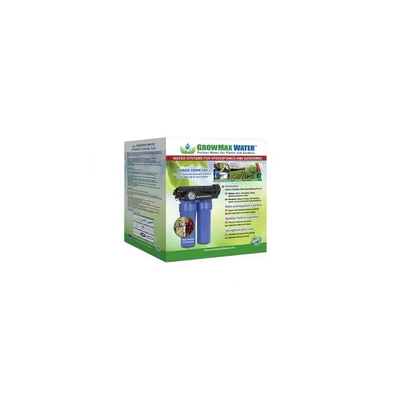 EQUIPO DE OSMOSIS INVERSA POWER GROW 500 L/DÍA HASTA 20 L/H - Sativagrowshop.com