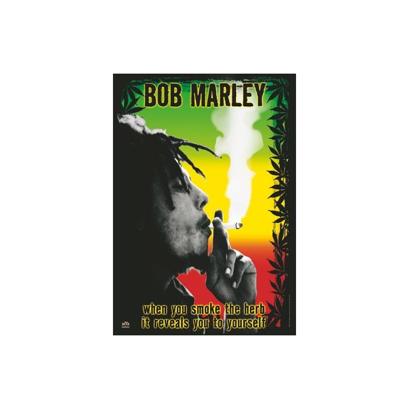 Bandera Bob Marley Smile Jamaica - Sativagrowshop.com