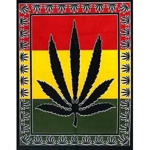 Tapiz Hoja Marihuana