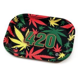 BANDEJA METALICA DE LIAR 18X14 CM - RASTA 420 - Sativagrowshop.com