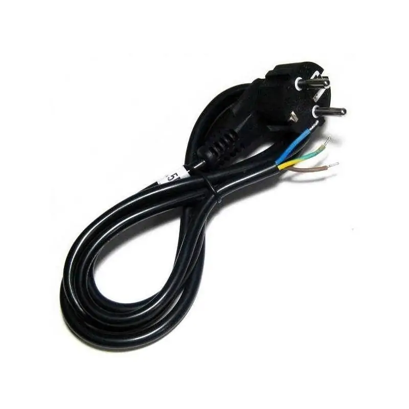 ENCHUFE INYECTADO + 1.5 METROS DE CABLE ECO