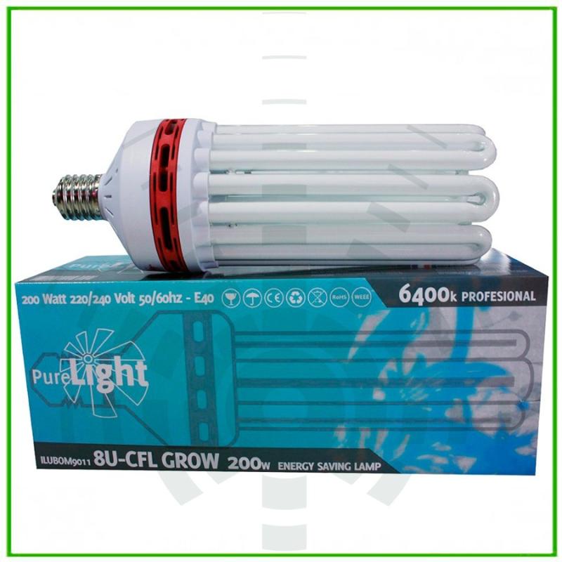 BOMBILLA PURE LIGHT CFL 250 W GROW (6400K) - Sativagrowshop.com
