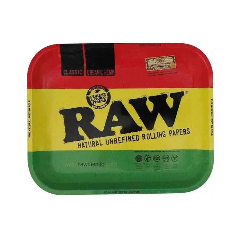 Bandeja Metal 34x28 cm. Raw Rasta