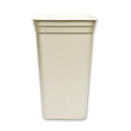Maceta 26x26x40,5 (18L) Blanca