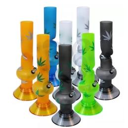 Bong Acrílico con Hojas