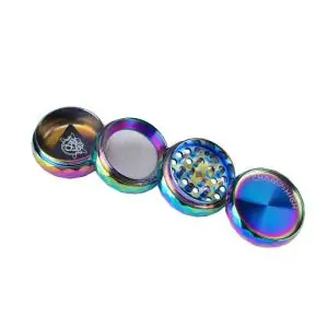 Grinder Polinizador Metal Rainbow 40 mm.