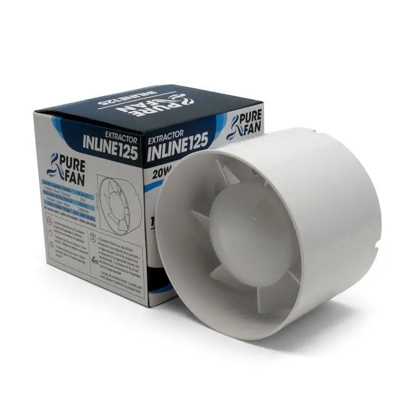 EXTRACTOR PURE FAN INLINE 125