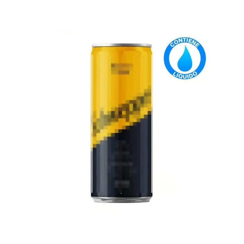 Camuflaje Lata Schweppes con Liquido