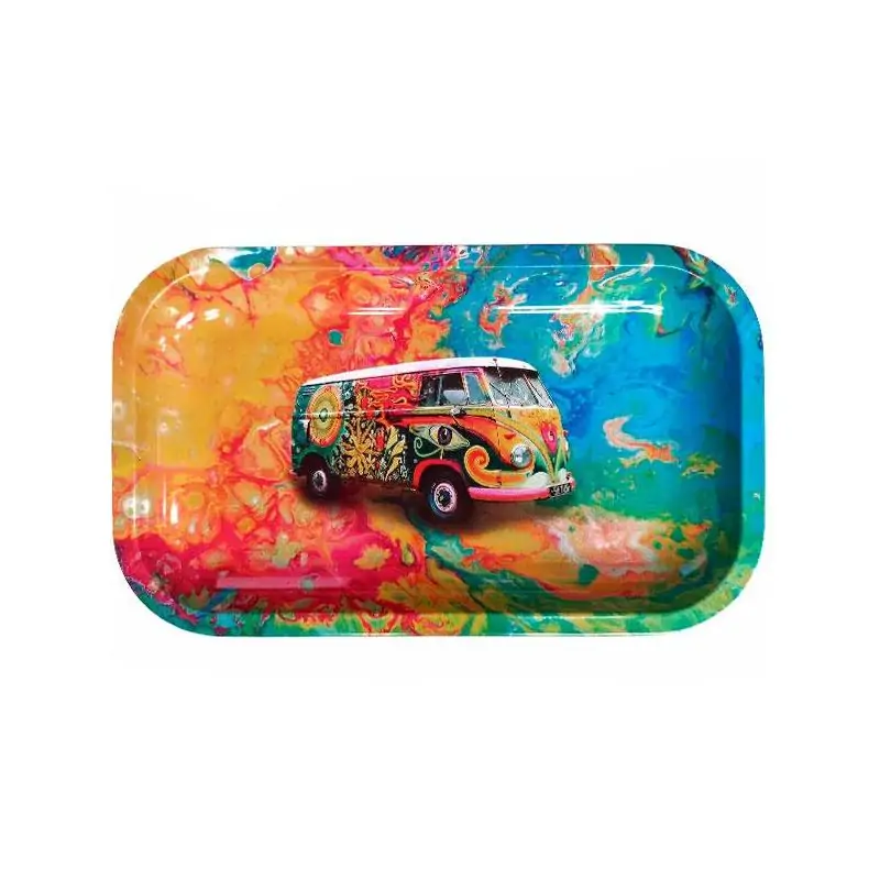 Bandeja Metal 27x16 cm. Volkswagen Hippie