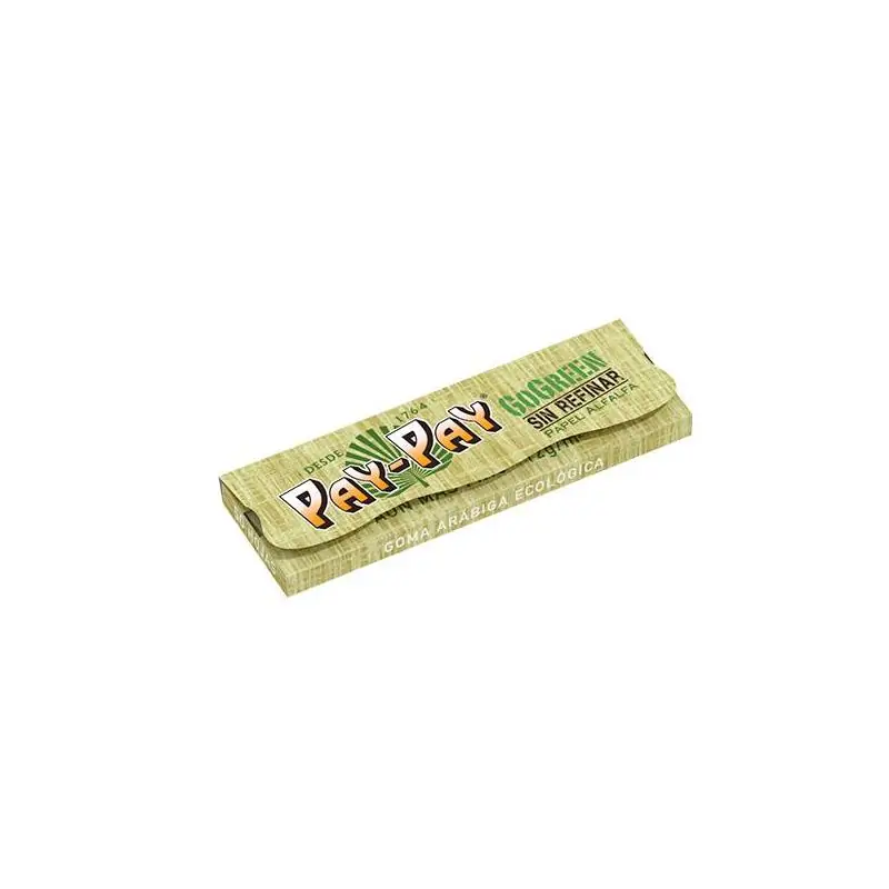 Papel de fumar Pay Pay Gogreen 1.1/4 - 25 librillos