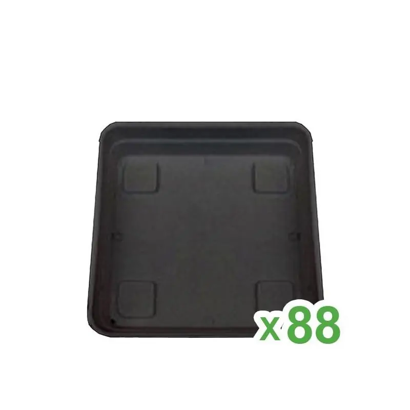 Plato Cuadrado Cannapot de 15x15 cm