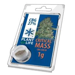 Solid 27% CBG Critical Mass 1 gr. Plant of Life