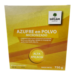 Azufre en Polvo Micronizado 750 gr