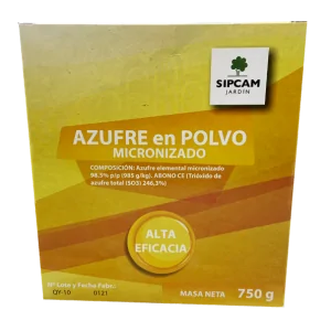 Azufre en Polvo Micronizado 750 gr