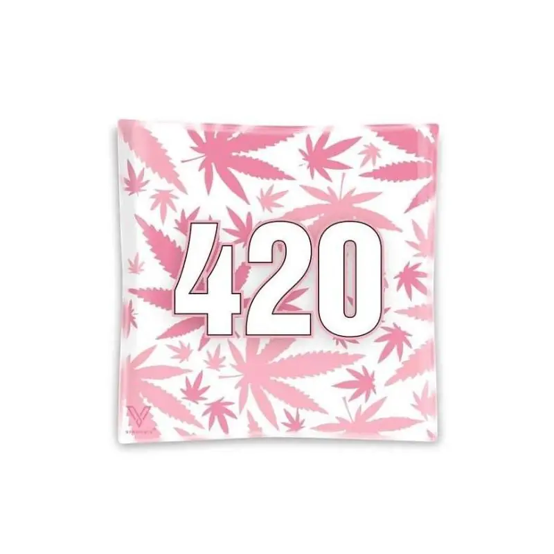 Cenicero Cristal 11 x 11 - 420 Pink