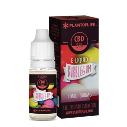 CBD E-Liquid Plant of Life Bubblegum 10 ml. 5%.