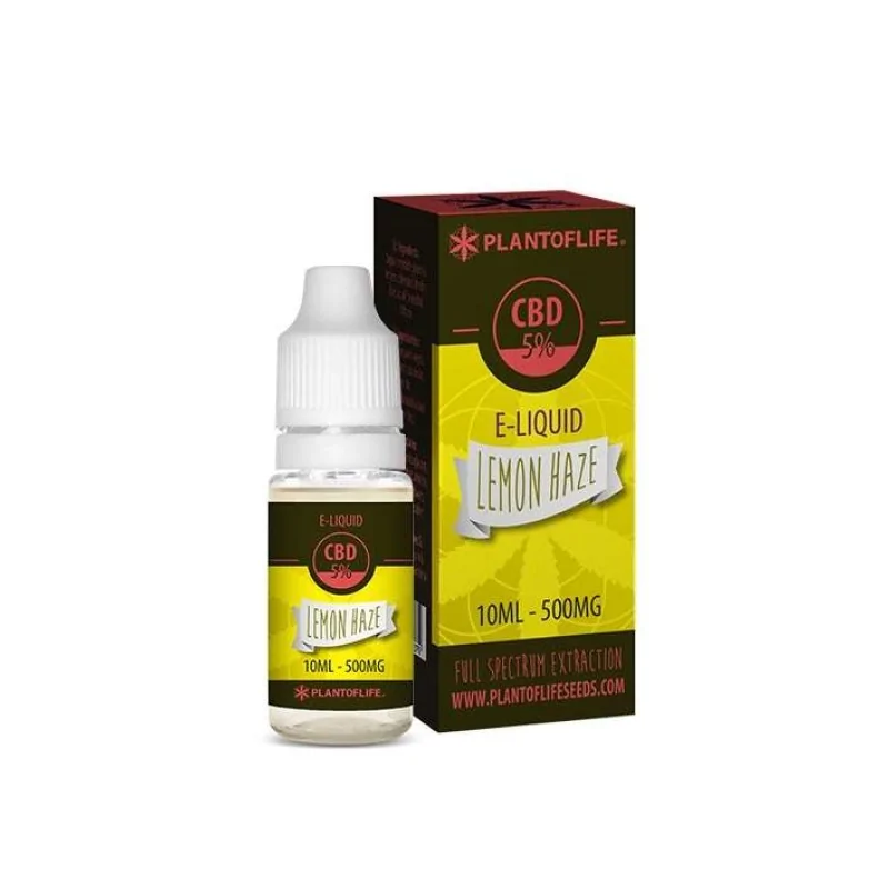 CBD E-Liquid Plant of Life Lemon Haze 10 ml. 5%