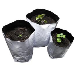 Maceta Bolsa Cultivo Blanca 12 lt. - 43.5 cm. 3 gal. 50 u.