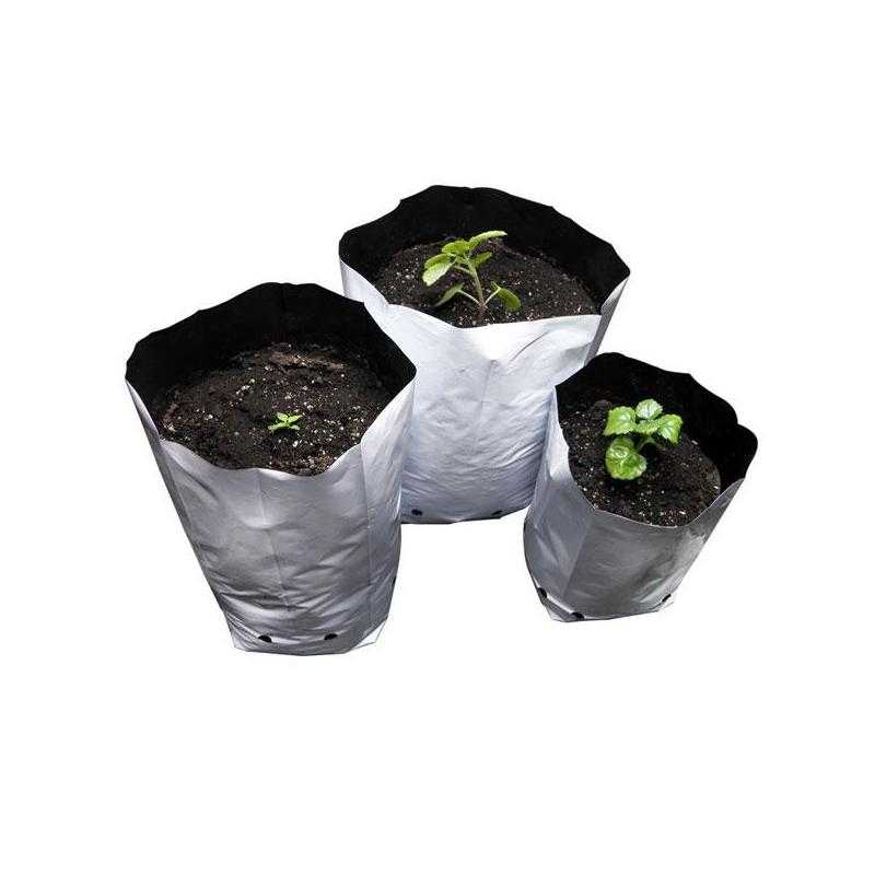 Maceta Bolsa Cultivo Blanca 12 lt. - 43.5 cm. 3 gal. 50 u. Maceta Bolsa Cultivo Blanca 12 lt. - 43.5 cm. 3 gal. 50 u.