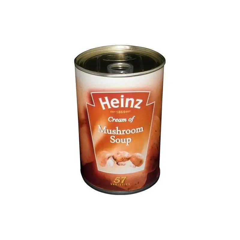 Lata Camuflaje Crema de Champiñones