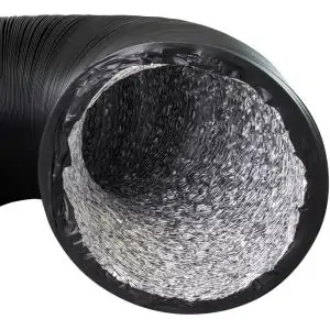 Combitubo Negro 102mm 10m flexible