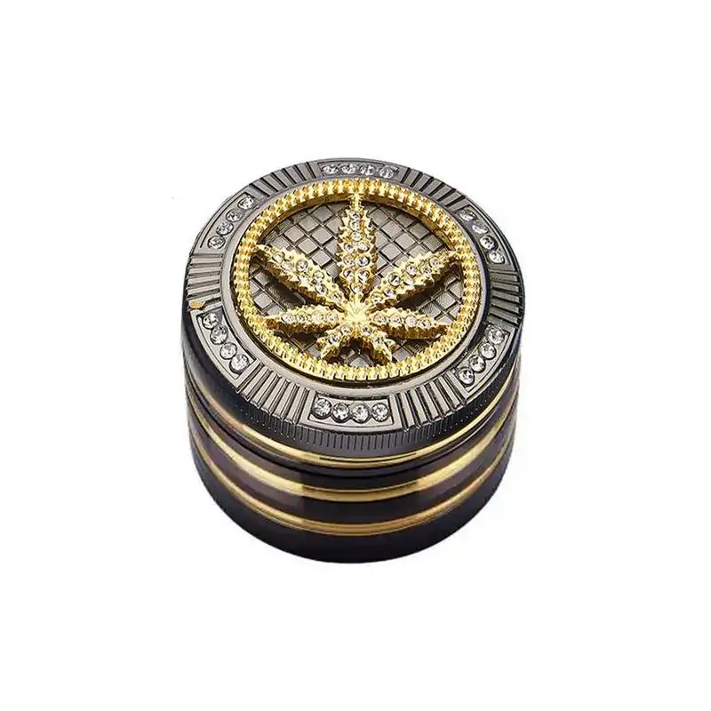 Grinder Polinizador Metal Diamonds Leaf 50 mm.