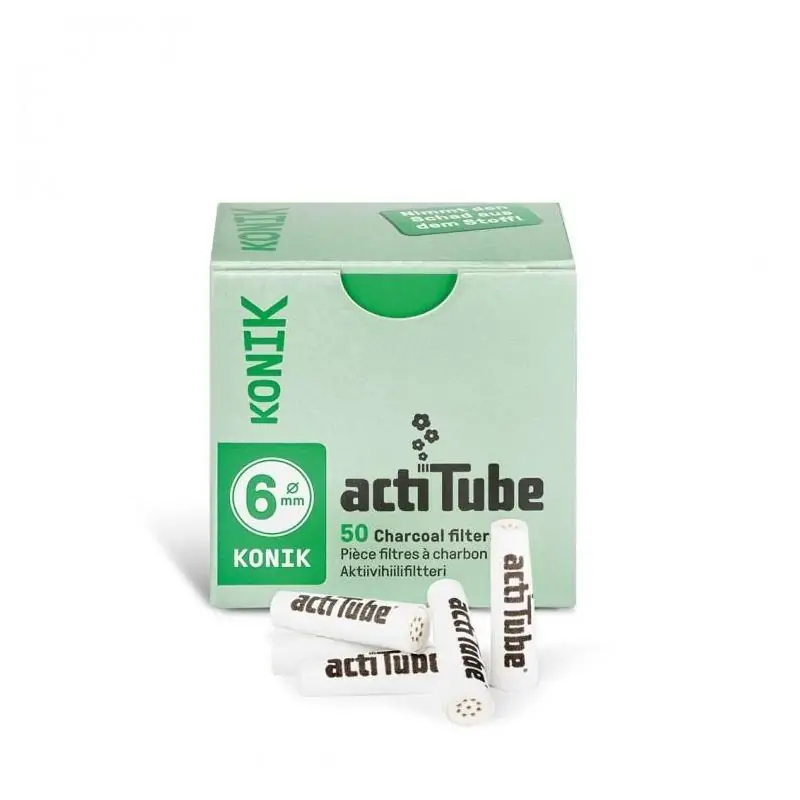 Filtros Actitube 6mm Konik Caja de 50 Filtros