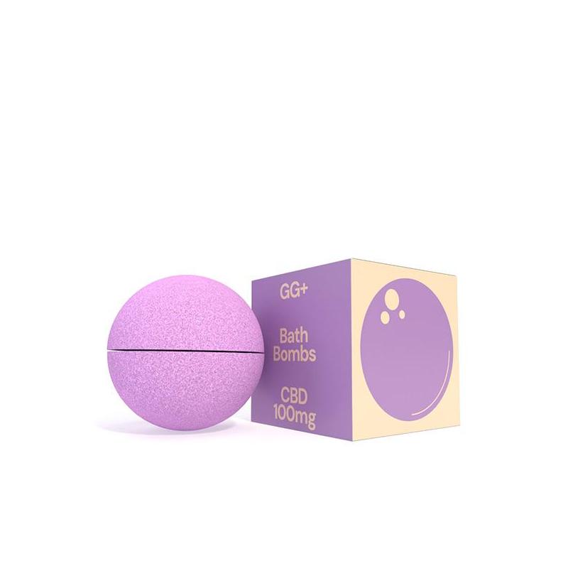 Bath Bomb Lavanda GG+ 100 mg. Bath Bomb Lavanda GG+ 100 mg.