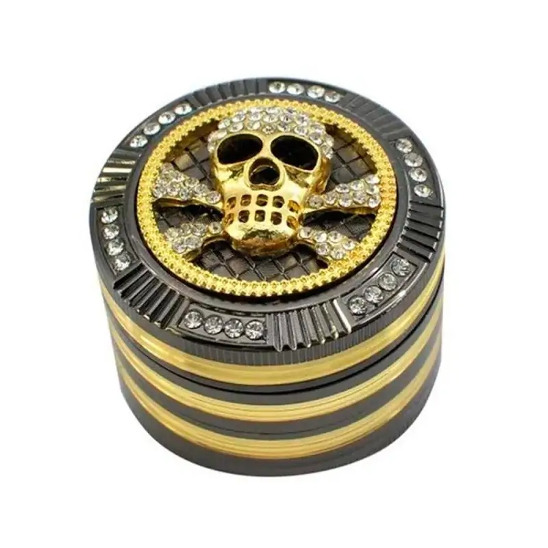Grinder Polinizador Metal Diamonds Skull 50 mm.