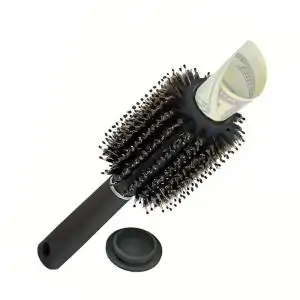 Camuflaje Cepillo Pelo Round Black