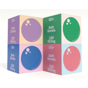 Lote de 4 Sales de Baño Bath Bomb CBD