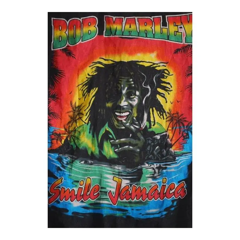 Bandera Bob Marley Smile Jamaica