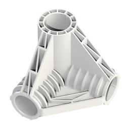 CONECTOR 3 VIAS (C25-Y) PARA BARRAS DE 25MM SECRET JARDIN