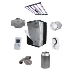 KIT LED ARMARIO PURE TENT V.2.0 (120x120x200 CM) + LUMATEK 600W PRO