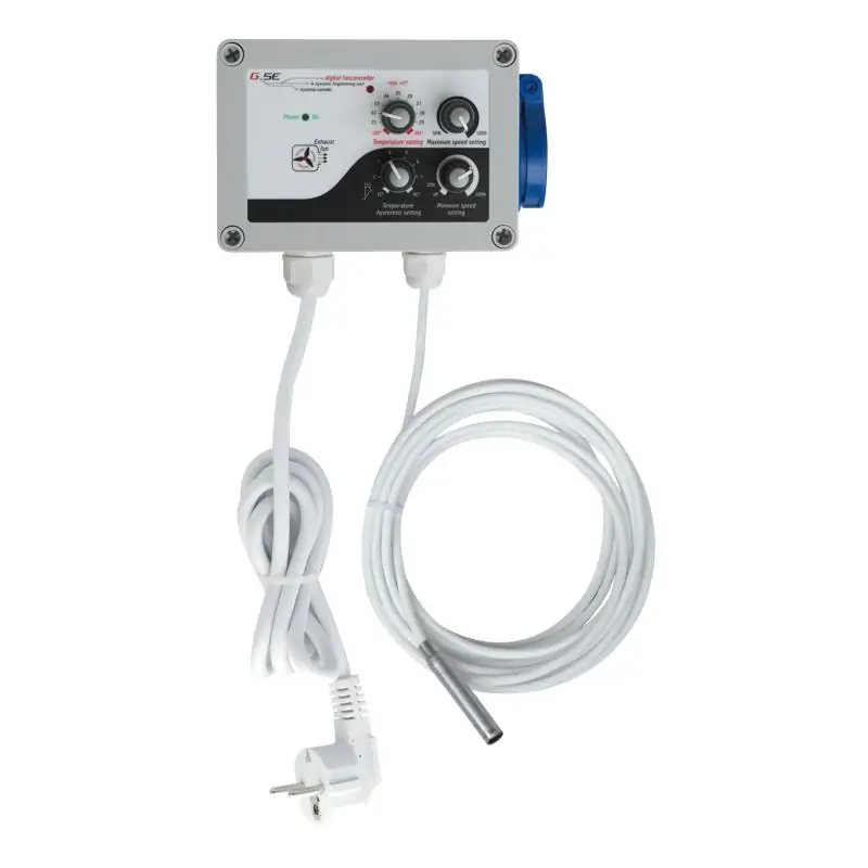 FAN CONTROLLER TEMPERATURA + HUMEDAD + PRESION NEG 10AMP FAN CONTROLLER TEMPERATURA + HUMEDAD + PRESION NEG 10AMP