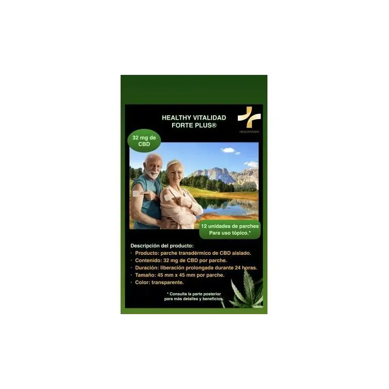 Parche Cbd 32 mg. 12 uds