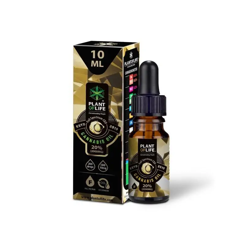 ACEITE DE CBD PLANT OF LIFE 20%