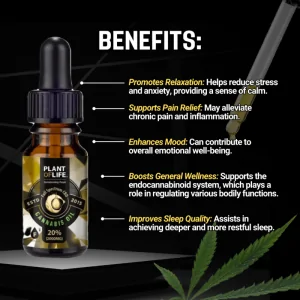 ACEITE DE CBD PLANT OF LIFE 20%
