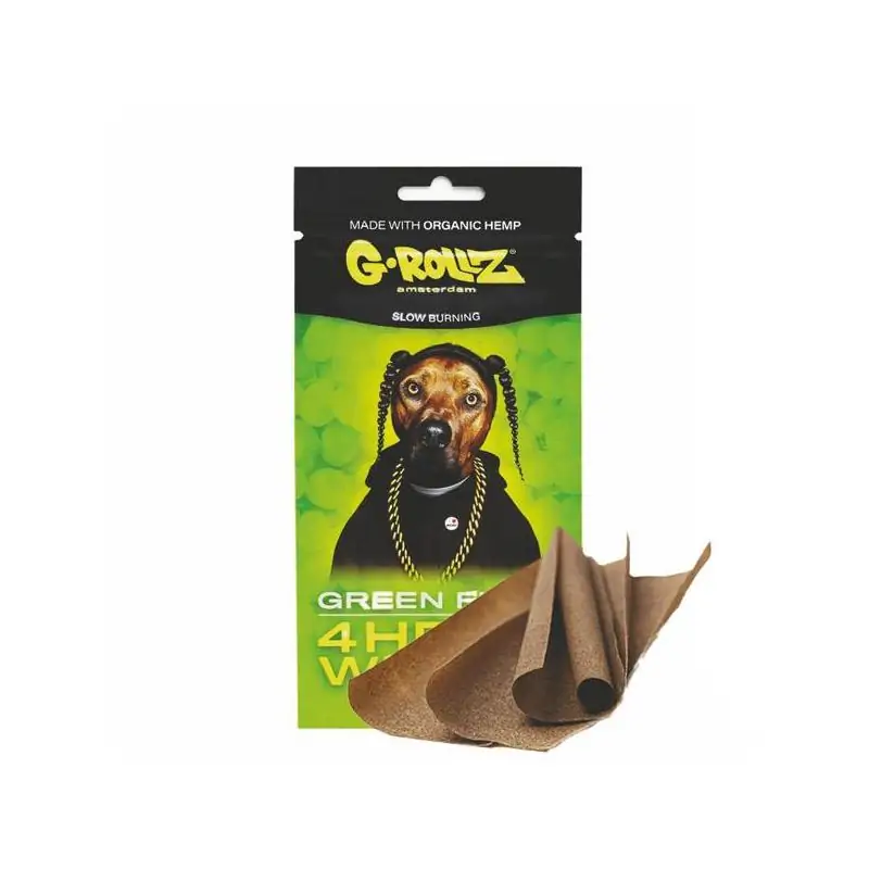Blunts G-Rollz Hemp Wraps Green Funk x4 ud.