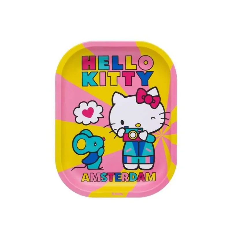 Bandeja Metal 18x14 cm. G-Rollz Hello Kitty Retro Tourist