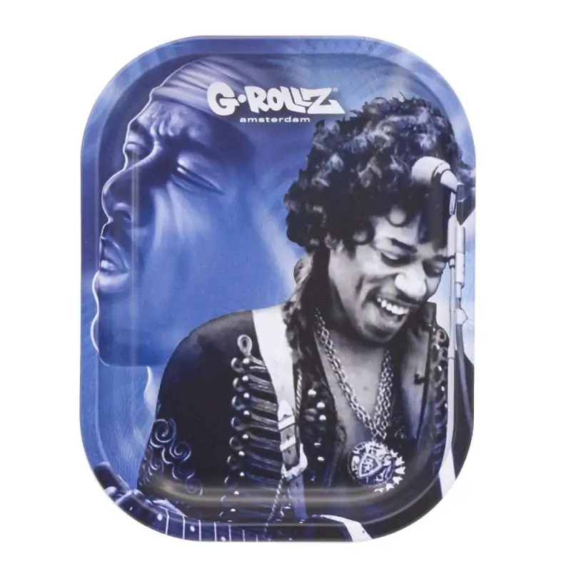 Bandeja Metal 18x14 cm. G-Rollz Jimi Blue Spark