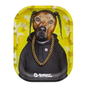 Bandeja Metal 18x14 cm. G-Rollz Pets Rock Rap