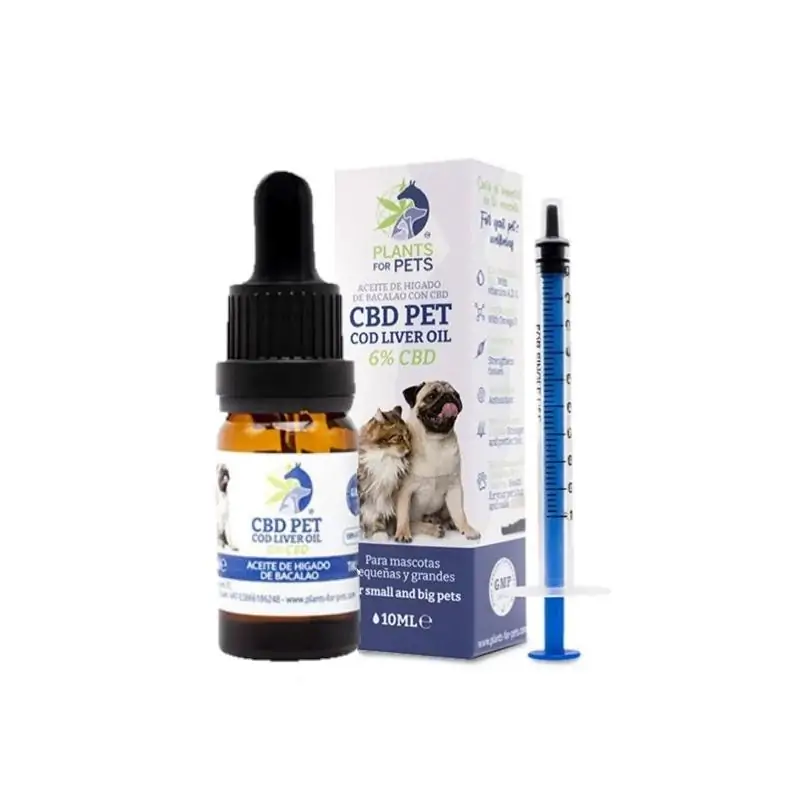 Aceite CBD Plant of Remedy Pet Higado de Bacalao 6 % - 10 ml.