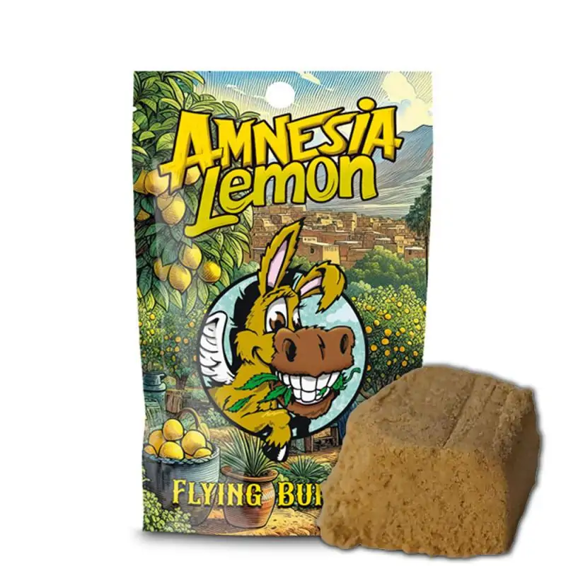 Resina de CBD Hash Flying Burrito Amnesia Lemon