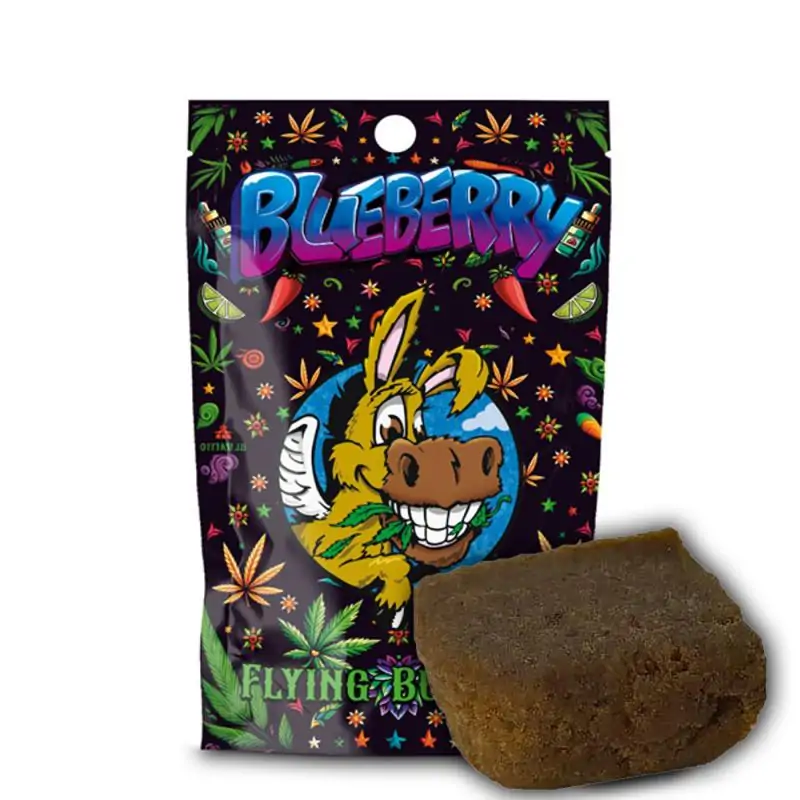 Resina de CBD Hash Flying Burrito Blueberry